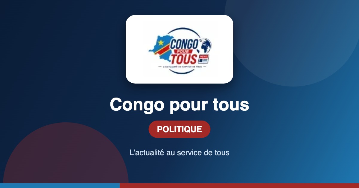Congo pour tous – Politique
